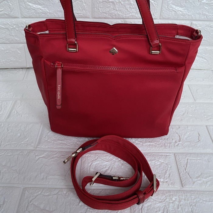✅New Tas Kate Spade Joe Satchel Medium Red / Original Kate Spade Berkualitas