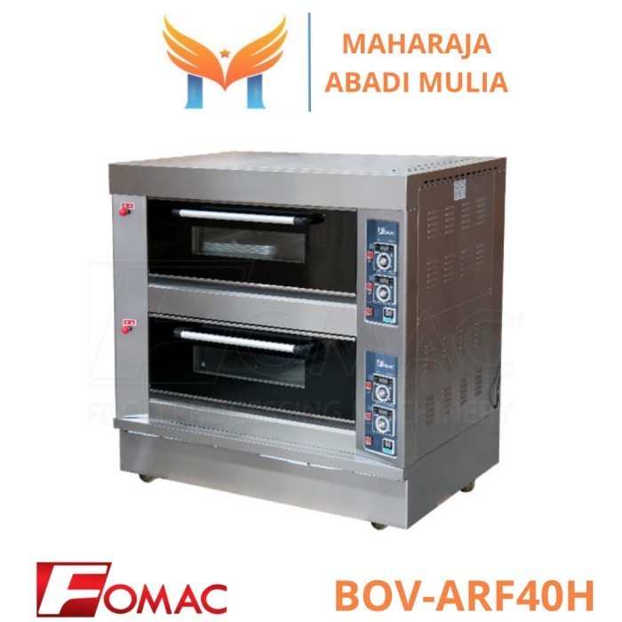[Baru] Gas Oven Roti 2 Deck 4 Tray Fomac Bov-Arf40H Oven Roti Gas 2 Deck Terbaru