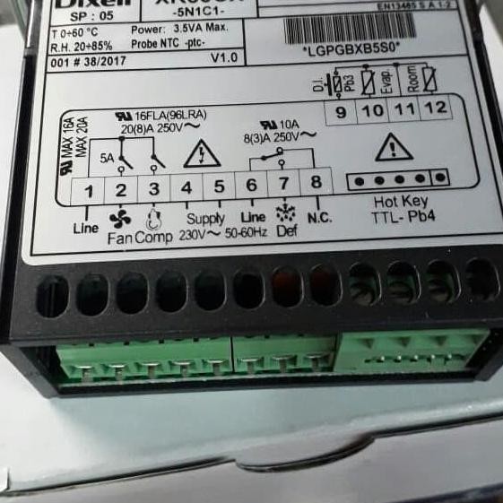 Dixell Thermostat Digital Xr 60 Cx - 220 Volt + Probe Sensor