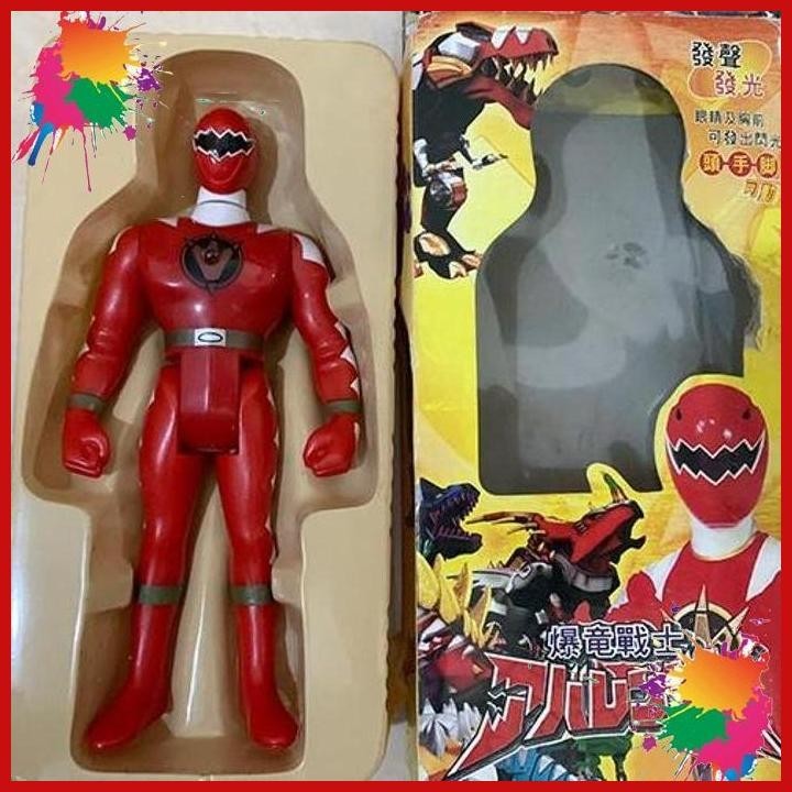 [ynk] sentai hero series abaranger dino thunder red bandai original