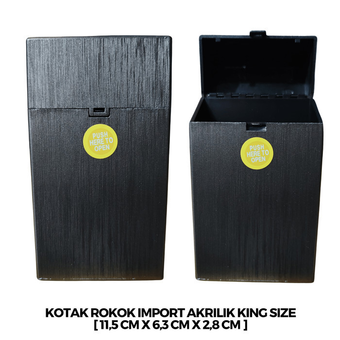 Promo Kotak Box Tempat Rokok Akrilik Water Printing Elegan Unik [Aks-02]