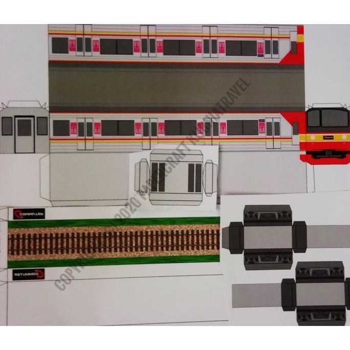 

Pola Papercraft Commuterline Japan Railway