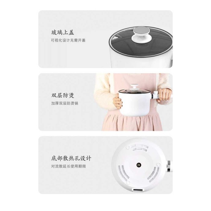 Alat Masak Panci Mini Listrik Portable