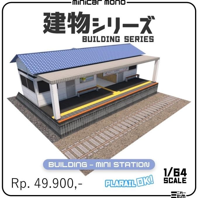 

Diorama Papercraft Building -Mini Station-