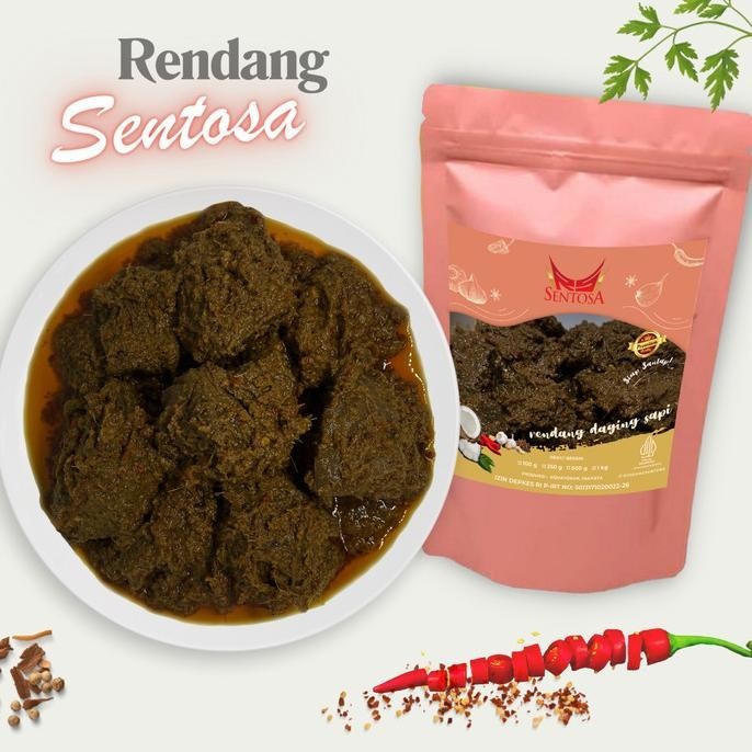 

Rendang Daging Sapi Sentosa 250 Gram Makanan Siap Saji Instan