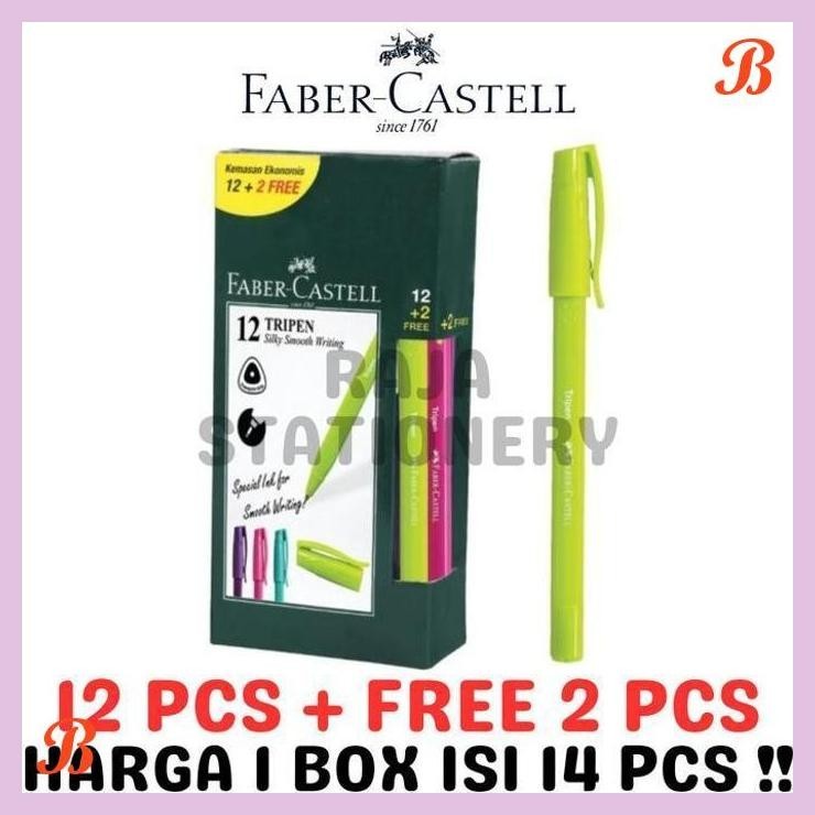 

| KG | FABER CASTELL BALL PEN TRIPEN 0.7MM BOLPEN PEN PENA FABER TRIPEN [BOX]