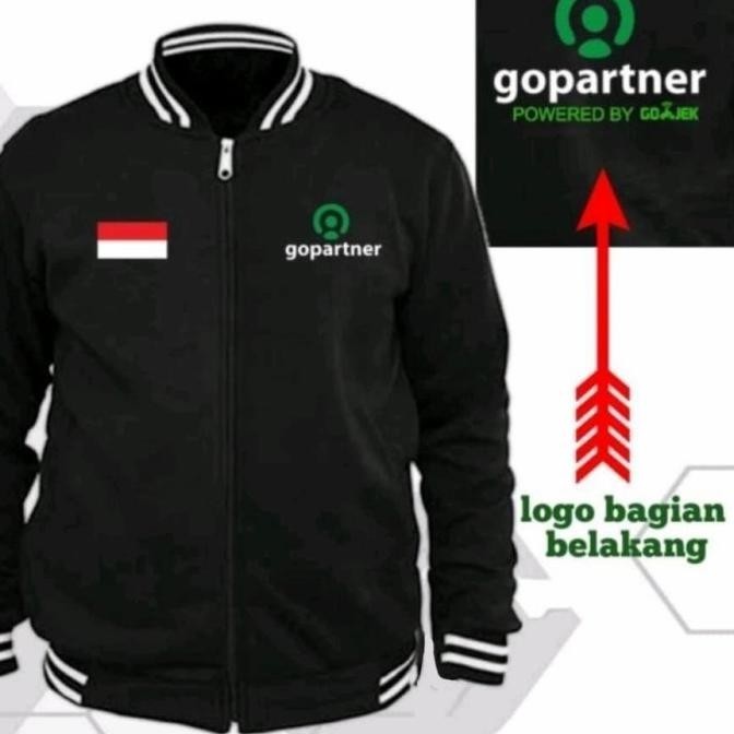 Jaket Baseball Gopartner Terbaru//Jaket Krah Baseball Driver Gopartner