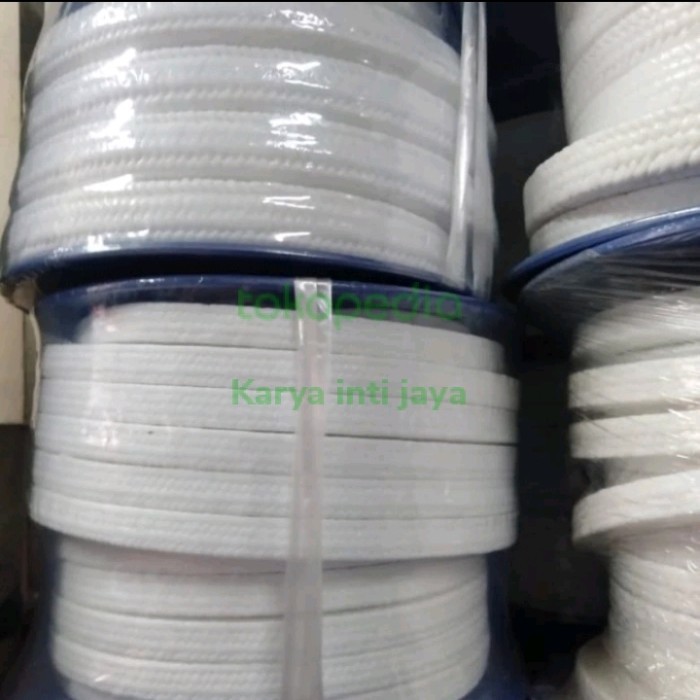 [New Ori] Gland Packing Ptfe / Gland Packing Pure Ptfe Roll Berkualitas