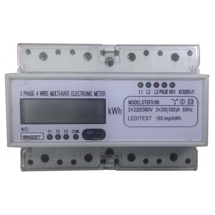 [New] Kwh Meter 3 Phase Digitl `Xtm1250Sfct Via Ct  Surat Thera Terbatas