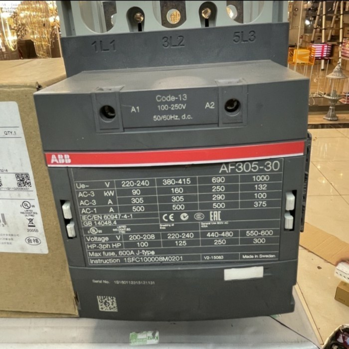 [New Ori] Kontaktor/Contactor Af305-30-11-13 Original Terbaru
