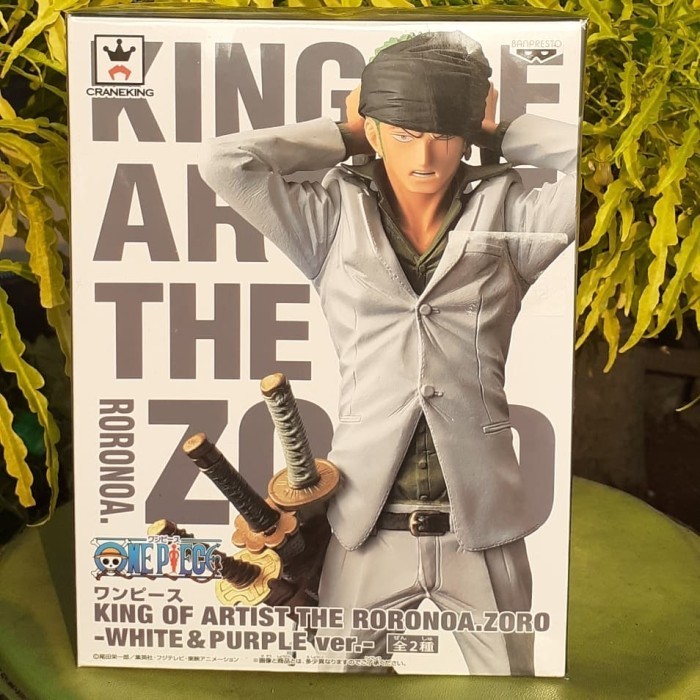 [Ori] King Of Artist Koa Zoro Putih One Piece Ori Javer New Limited