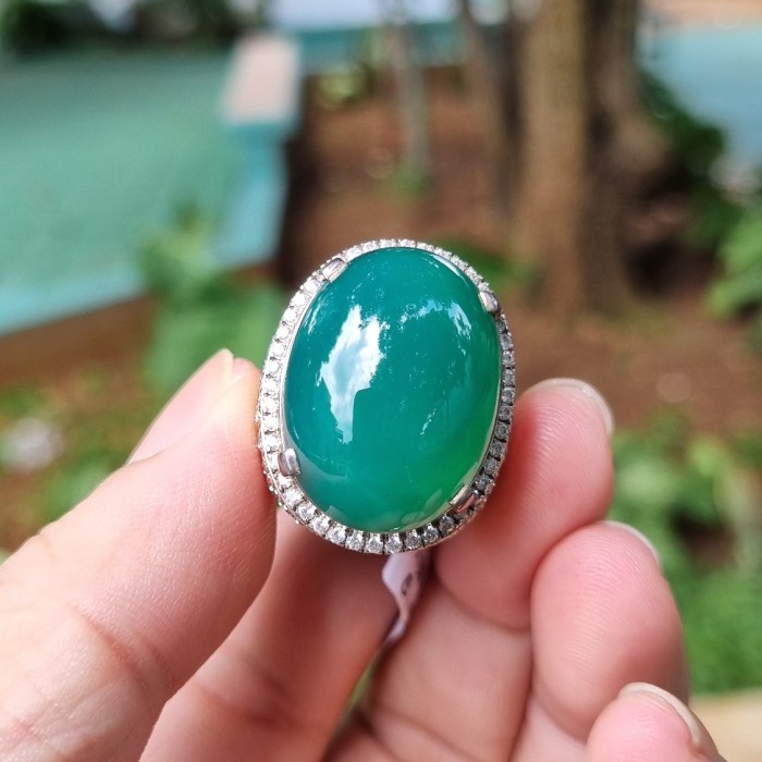 [Original] Batu Garut Hijau Natural Super Premium  Ps-1872  Terbaru