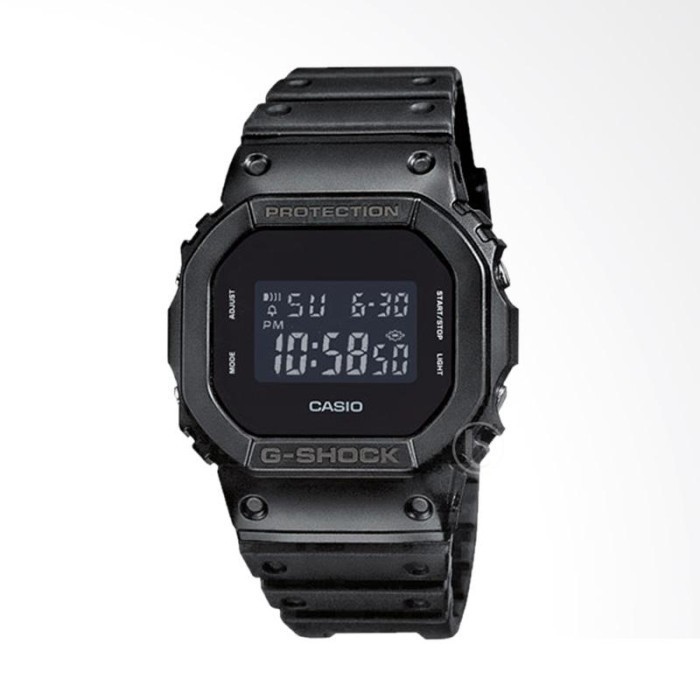 ✅New Ori Casio G-Shock Dw-5600Bb-1Adr Full Black Ltd Edition Jam Tangan Pria Terbaru
