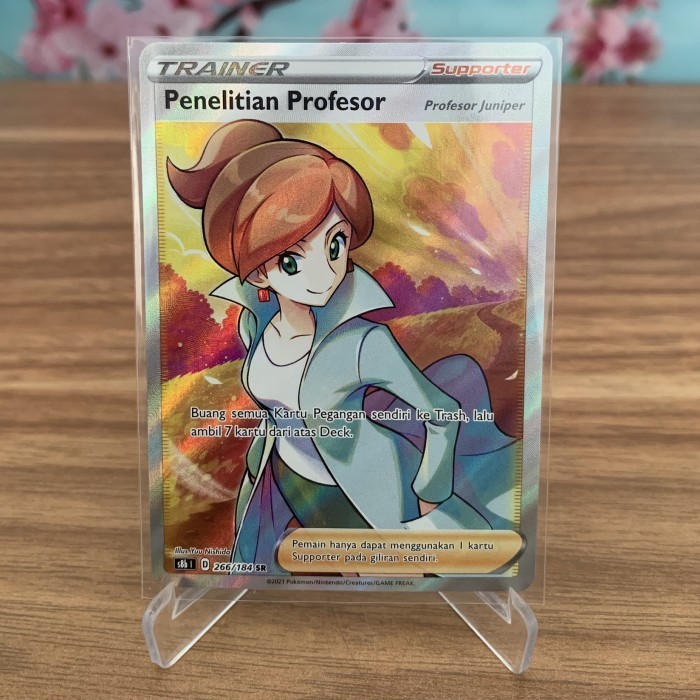 ✅Baru Pokemon Tcg Indonesia Profesor Juniper Sr S8B 266 Terbatas