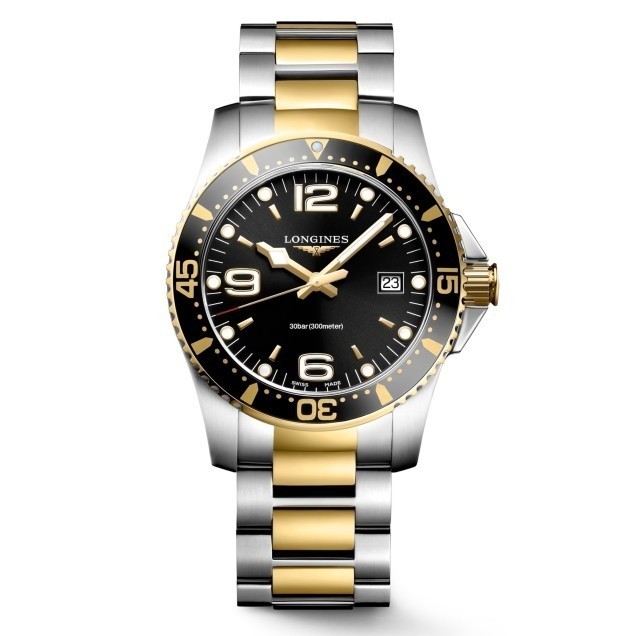 ✅New Ori Longines Hydroconquest Black Gold L3.740.3.56.7 Berkualitas