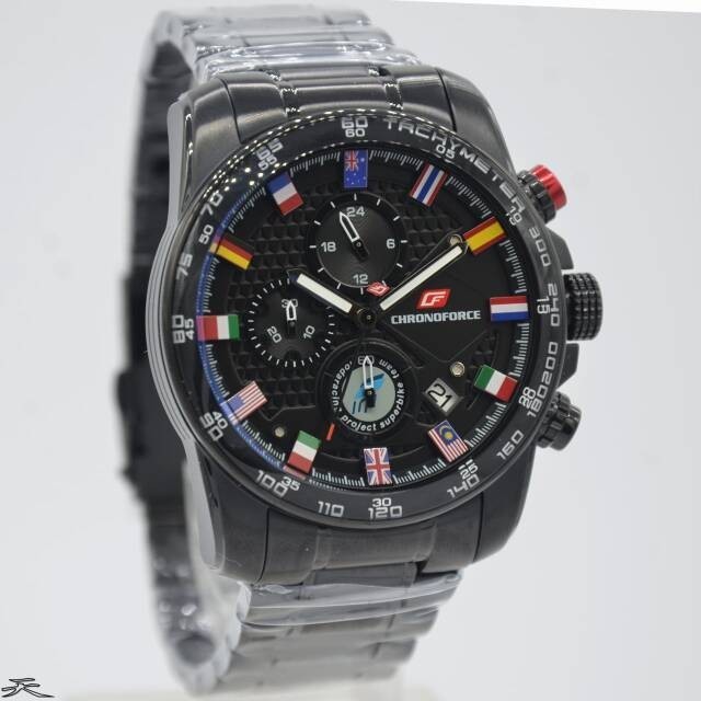 ✅New Ori Jam Tangan Pria Original Chronoforce 5265Mb Diskon