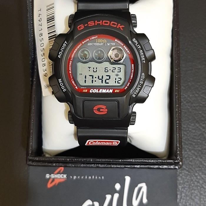 ✅Ori Casio G-Shock Dw-8400 Gshock Collabs Coleman Limited Edition Terbatas