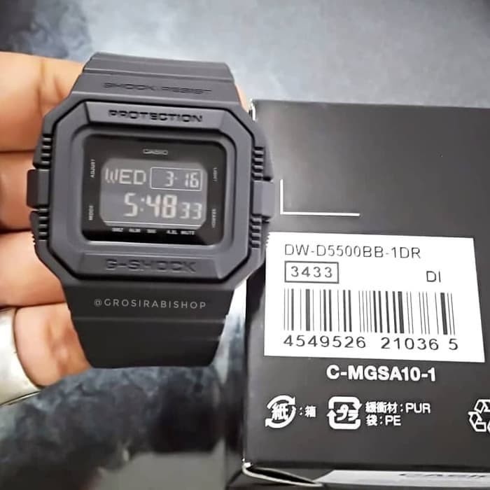 ✅New Ori Jam Tangan Casio G-Shock Dwd5500Bb Original Dw-D5500Bb-1Dr Dwd5500 Limited