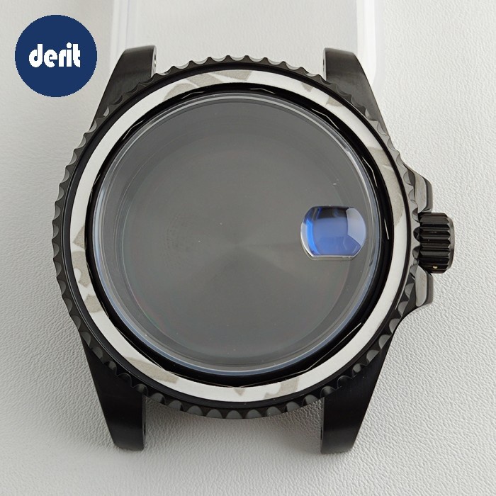 ✅New Ori Casing Seiko Submariner Pvd Hitam Housing Nh35 4R36 Sapphire Seikomod Berkualitas