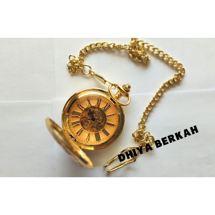 ✅Original Jam Saku Kantong Mekanik Klasik Antik Pocket Watch Mechanical Vintage Terbaru