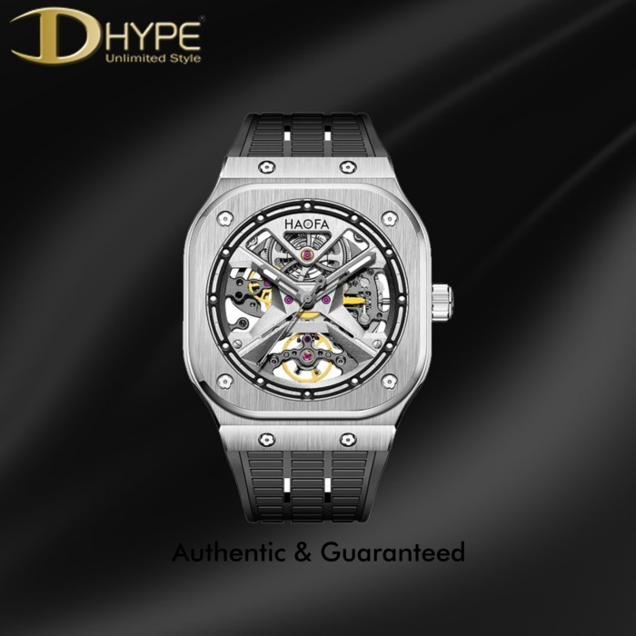 ✅Original Haofa 1961 Super Luminous Watch Sapphire Glass 80 Power Reserve Black Terbaru