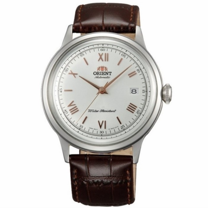 ✅Original Orient Fac00008W0 Classic 2Nd Generation Bambino Version 2 Watch Berkualitas