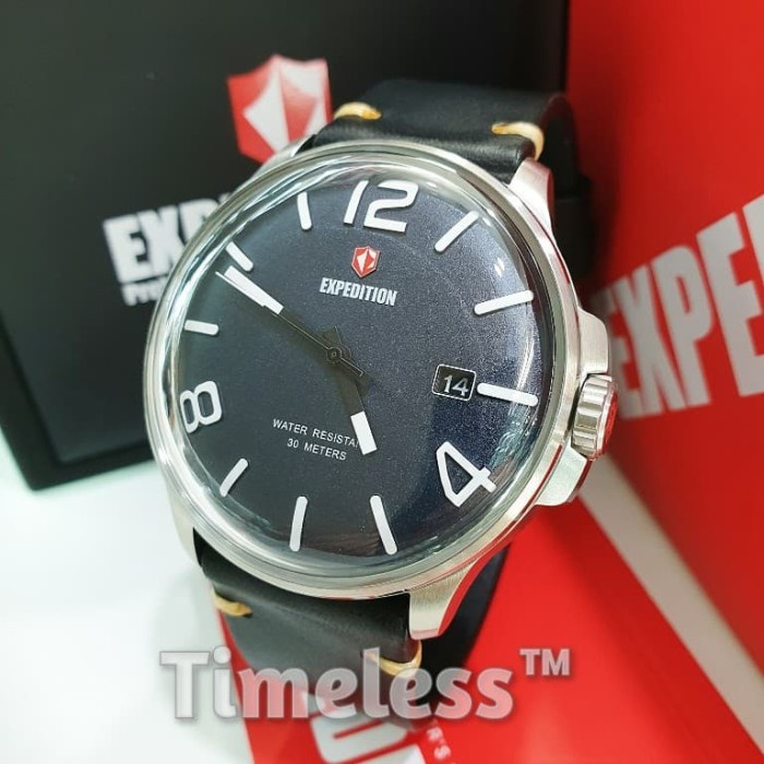 ✅Ready Jam Tangan Pria Expedition E 6789 M Silver Limited
