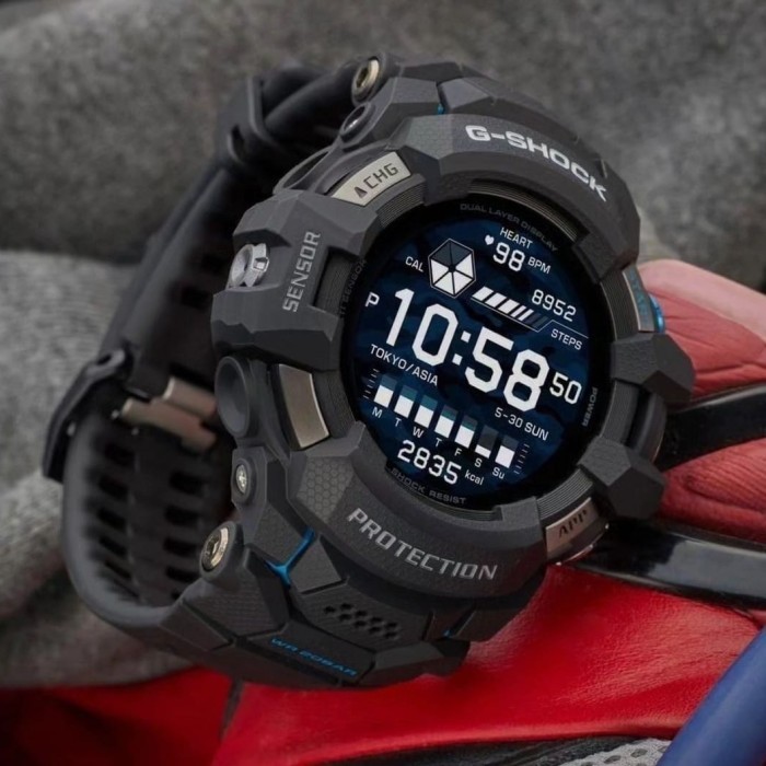 ✅Original Casio Gshock Gsw H1000 Black Jam Tangan Gshock Gswh1000 Terbaru