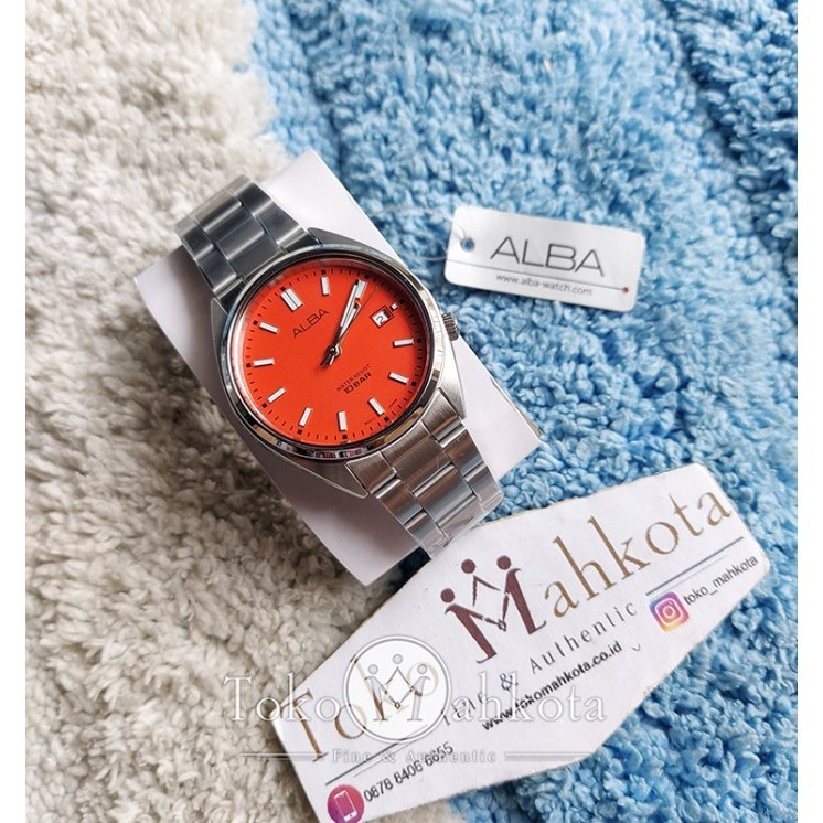 ✅Termurah Jam Tangan Alba Orange Dial Ag8M39X1 Ag8M39 Limited