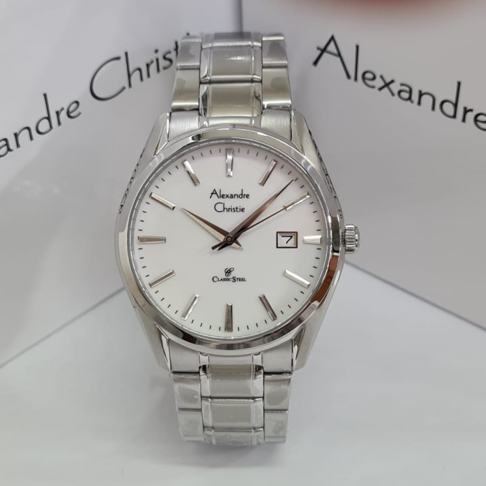 ✅Sale Alexandre Christie Pria Ac8515 / Ac 8515 Silver Original Limited