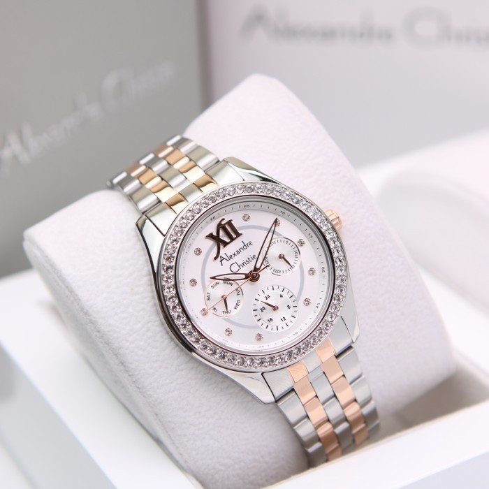 ✅Termurah Alexandre Christie Ac 2496 Silver Rosegold. Garansi Resmi 1Tahun Diskon