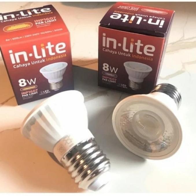 READY INLITE LED Spot E27 Lampu Sorot COB 8 Watt 8W In-Lite INP1607 Par E 27