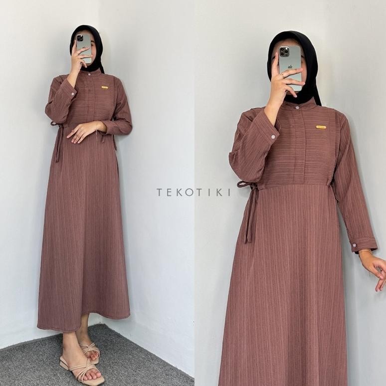 Dress Yora | Dress Elegan Gamis Fashion Muslim Lady Crush New