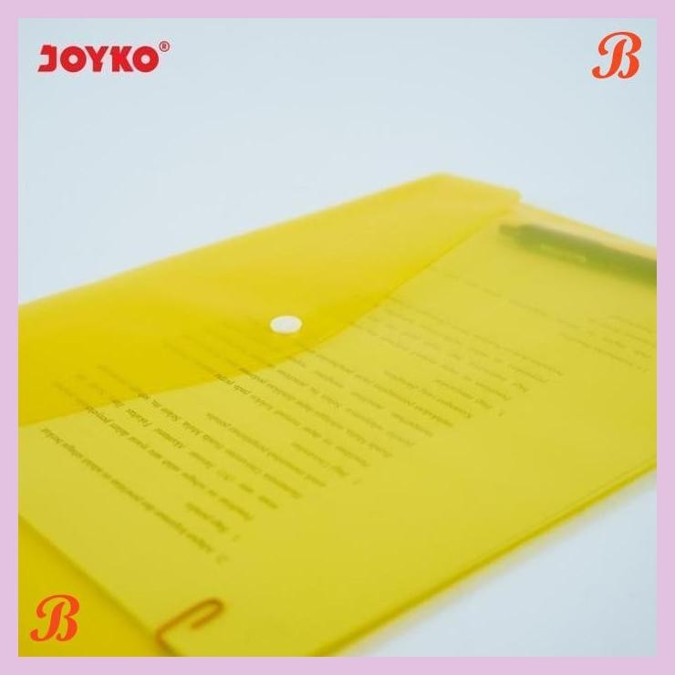 

| KG | JOYKO DATA BAG F4 TAS DATA MAP KANCING JOYKO F4 TRANSPARAN DB-105FK