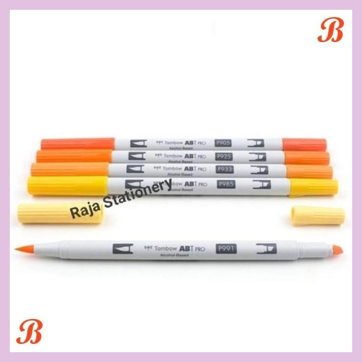 

| KG | TOMBOW ABT PRO ORANGE TONES DUAL BRUSH PEN SET SPIDOL WARNA