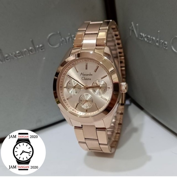 ✨Baru Jam Tangan Wanita Original Alexander Cristie Ac 2950 Rosegold Ac2950 Diskon