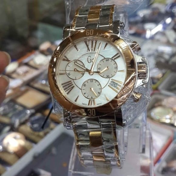 ✨Baru Jam Tangan Wanita Gc X73104M1S Silver Rosegold Rantai Original Murah Limited