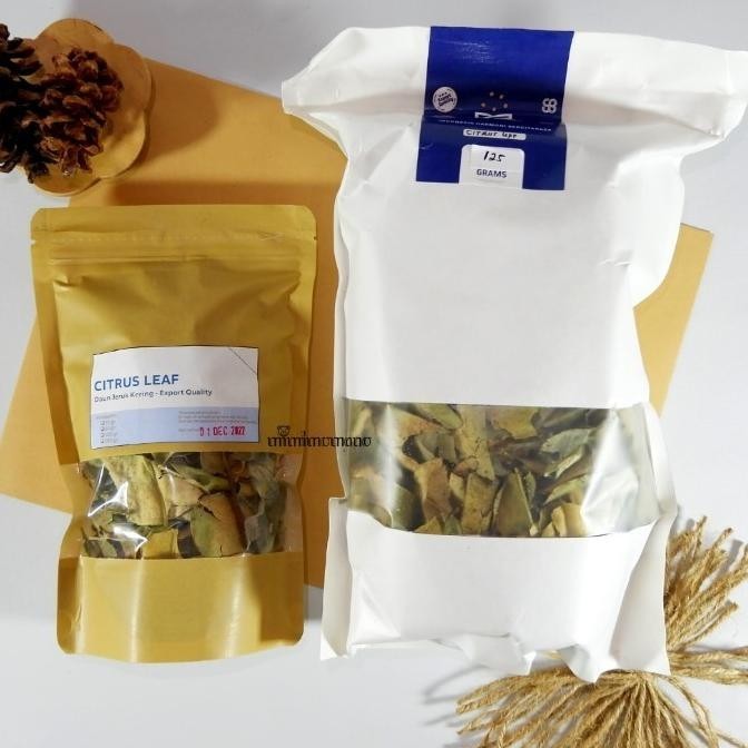 

Termurah Daun Jeruk Kering / Citrus Leaf Dry / BUMBU REMPAH MURNI / Export Qual