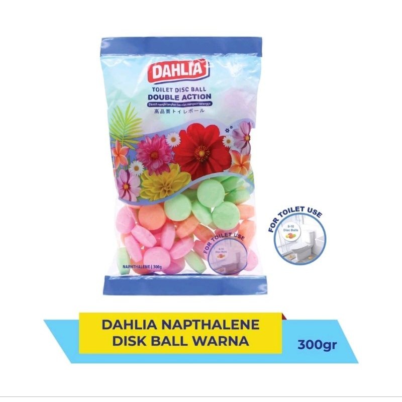 Kamper Dahlia/Dahlia Kamper Napthalene 300gr Warna bag series