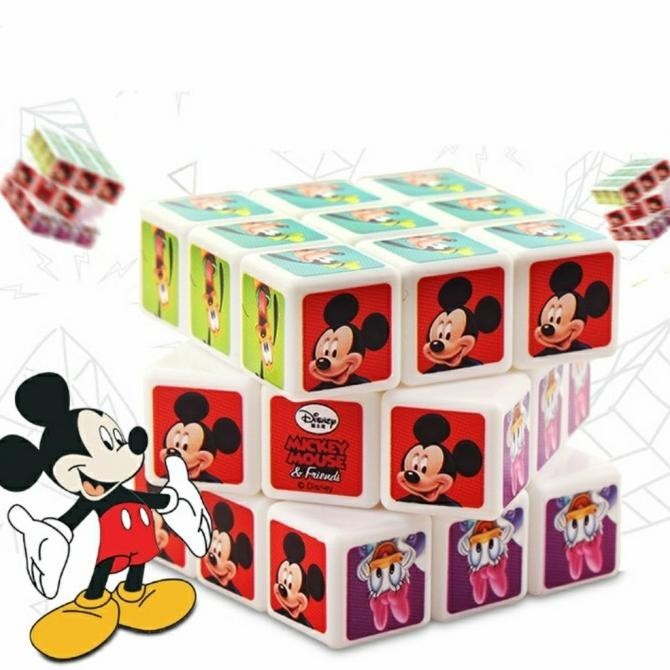 NEW PRODUK  Disney rubik mickey mouse rubik frozen mainan anak pengasah otak TERLARIS