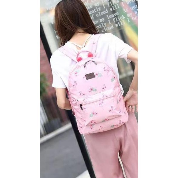 Tas Ransel Wanita Backpack Sekolah Anti Air