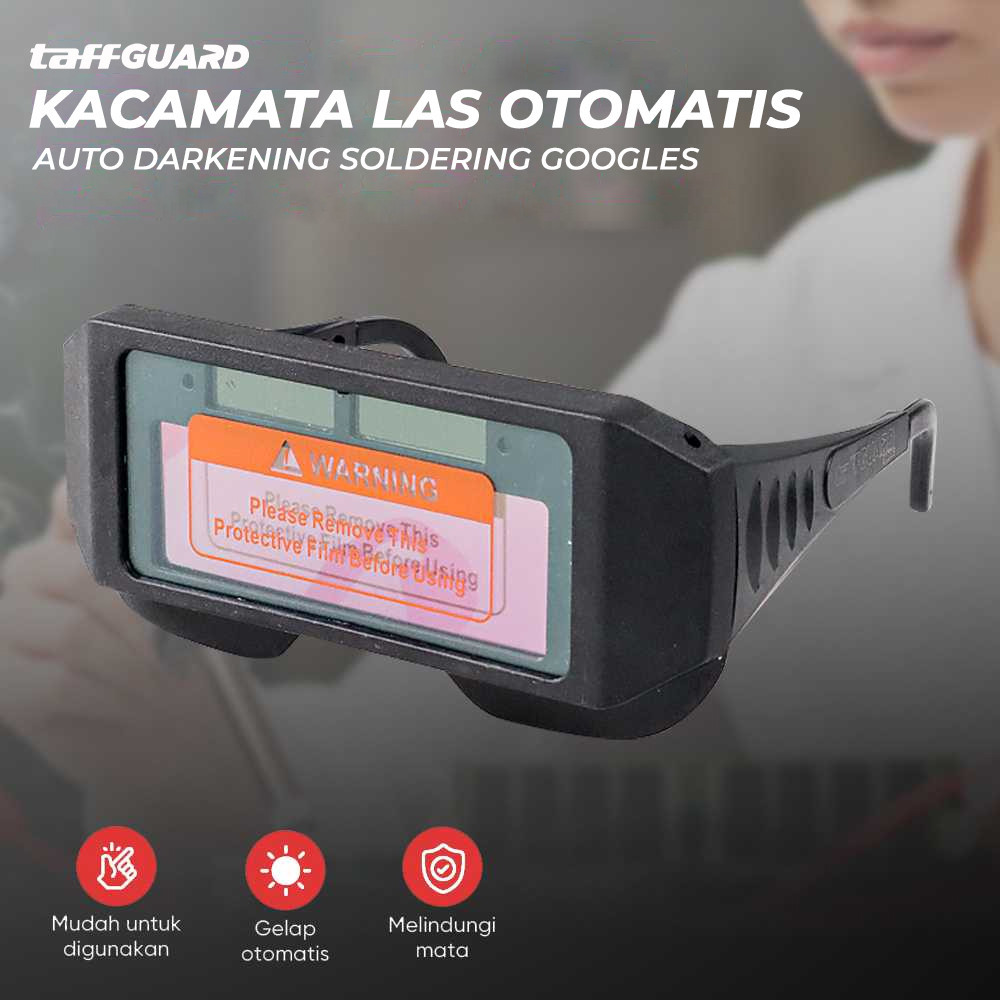 Kacamata Las Otomatis Auto Darkening Soldering Goggles / Kacamata Las Otomatis Anti Silau Anti mata 