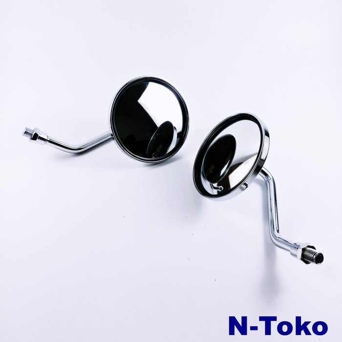 Gaya Spion Bulat Chrome Yamaha Mio Dll Variasi Motor Trendi