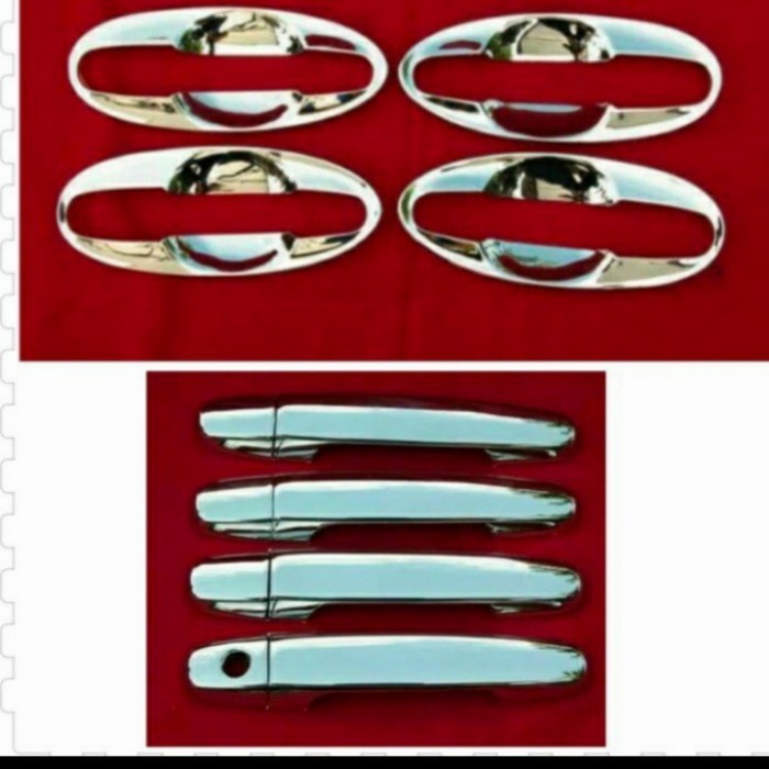 [New Ori] Paket Outer Handle Pintu Chrome Yaris 2008-2013 Chrome Limited