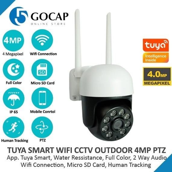 Tuya Smart Wifi Cctv 4Mp - Outdoor Ptz Project.Pop21