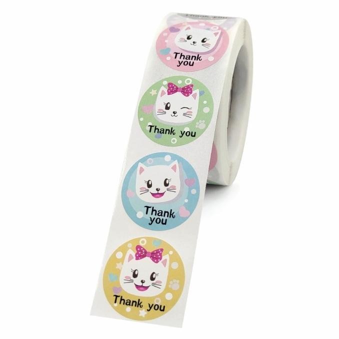 

DFG - Stiker Thank You Kitty Lucu Cutting Sticker Thank You Kucing Lucu Sale TERLARIS