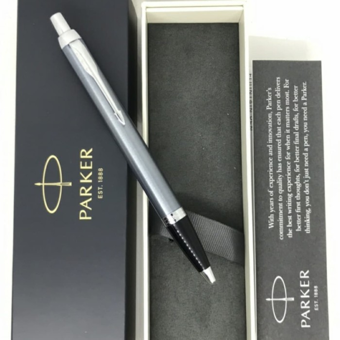 

[Baru] Pen Parker New Im Blue Grey Ct Ballpoint M.Blk Tb Berkualitas
