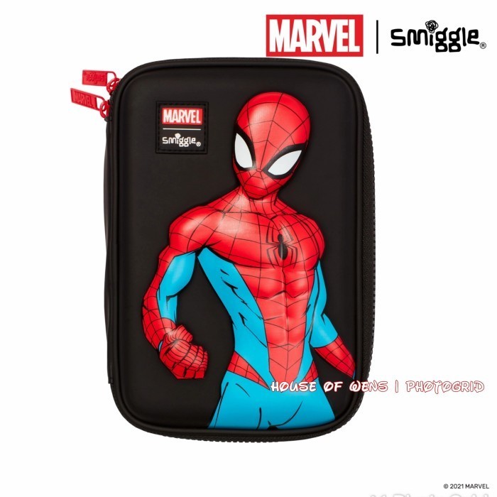 

[Baru] Smiggle Marvel Hardtop Pencil Case - Tempat Pensil Smiggle Original Berkualitas