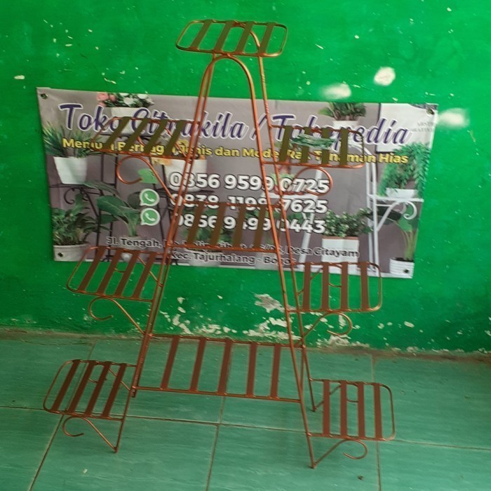 

[Baru] Rak Tanaman Hias 9 Susun Warna Tembaga Terbatas
