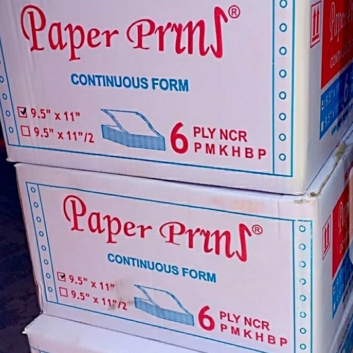 

[Baru] Continous Form 95 X 11 6Ply Full /Bagi 2 Terbaru